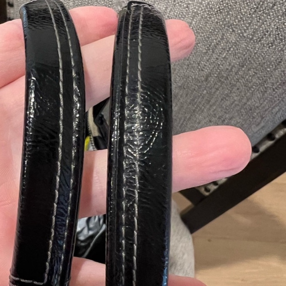 Coach Black and Cream Signature Canvas Tote - Picture 6 of 9